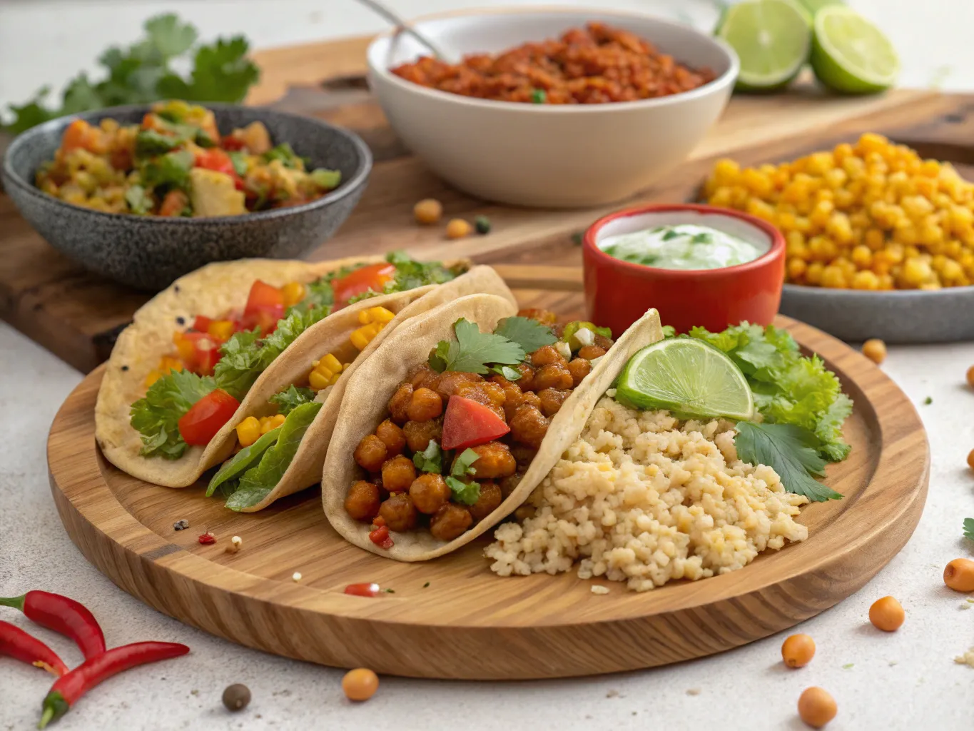 Protein-rige veganske måltider